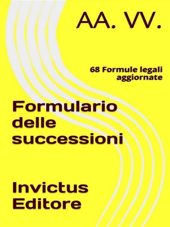Formulario delle successioni - cover
