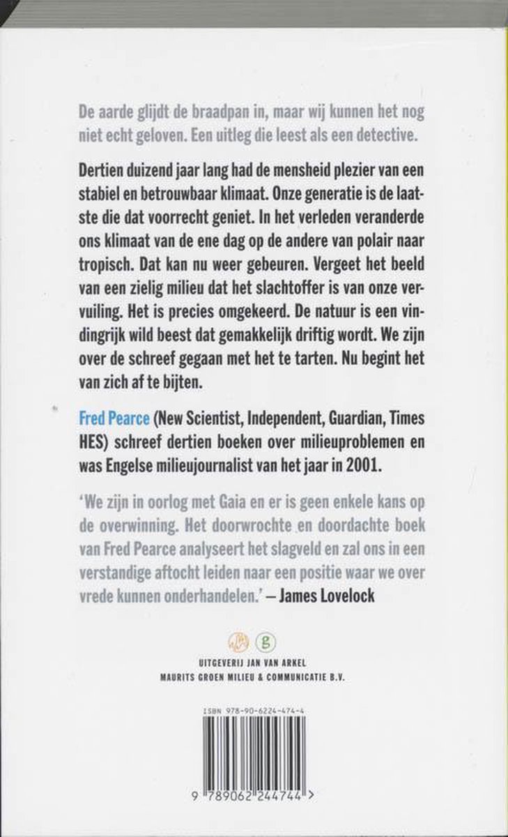 De laatste generatie - back cover