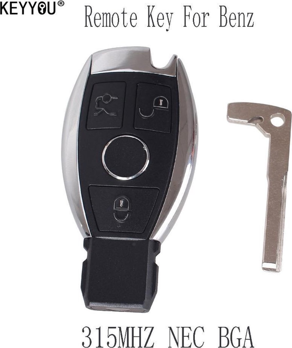 autosleutel passend voor Mercedes contactsleutel remote key benz | bol.com