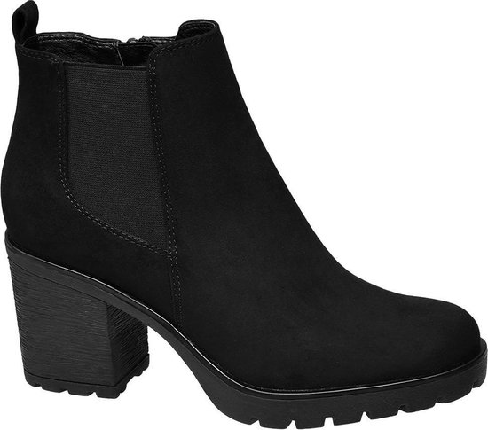 | Graceland Dames Zwarte chelsea boot plateauzool plateau Dames Enkellaarzen in maat 40 | KLEDING.nl