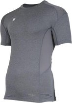 Donnay compressie shirt korte mouw - Baselayer - Heren - Maat XXXL - Grijs gemêleerd