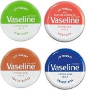 Vaseline Lip Therapy 4 soorten Rosy lips, Aloe vera , Original en  Cocoa Butter 20gr
