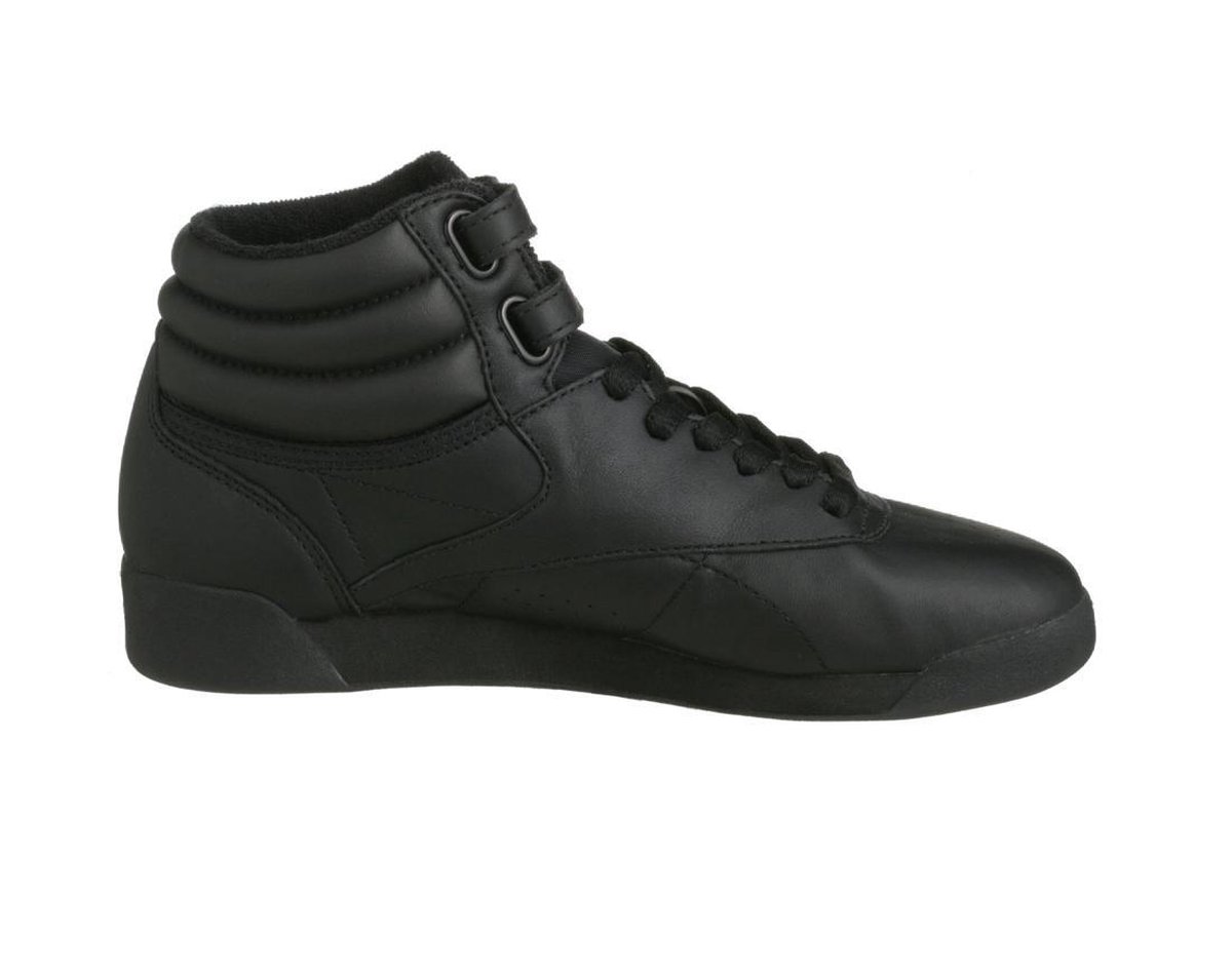 Reebok Freestyle Hi Dames Sneakers - Black - 4.5 | bol.com