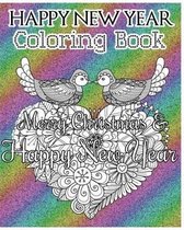 Happy New Year Coloring Book