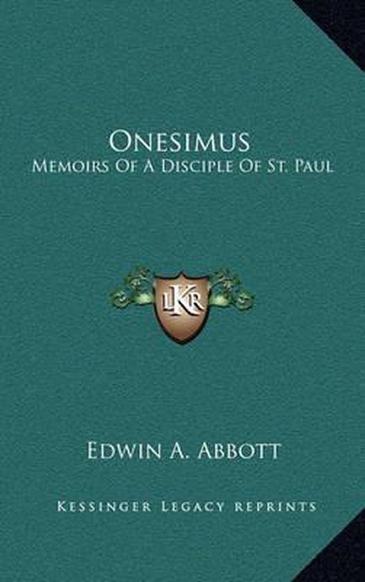 Onesimus, Edwin A Abbott 9781163650547 Boeken