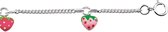 The Jewelry Collection - armband - Aardbei - Zilver