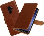 BestCases - Samsung Galaxy S9+ Pull-Up booktype hoesje bruin