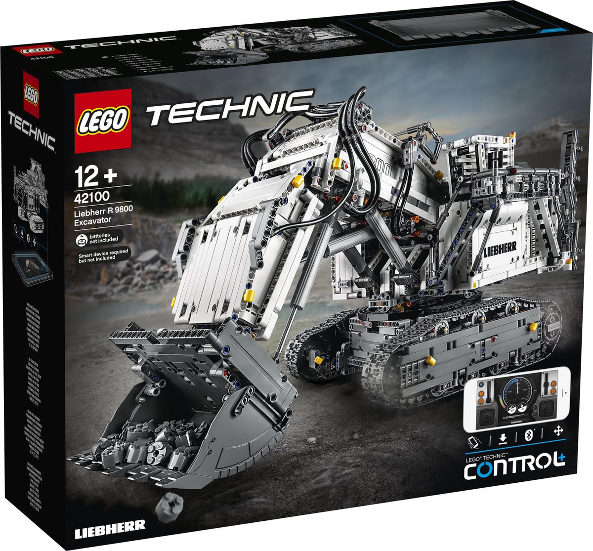 huren invoer Latijns LEGO Technic Liebherr R 9800 Graafmachine - 42100 | bol.com