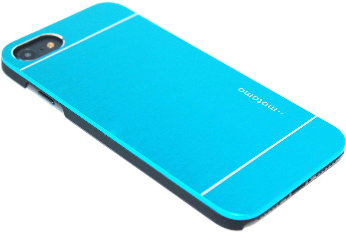 Aluminium hoesje blauw Geschikt voor iPhone 8 Plus / 7 Plus