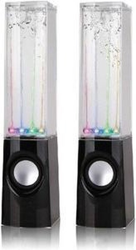 Dancing Water Speakers USB - Zwart | bol.com
