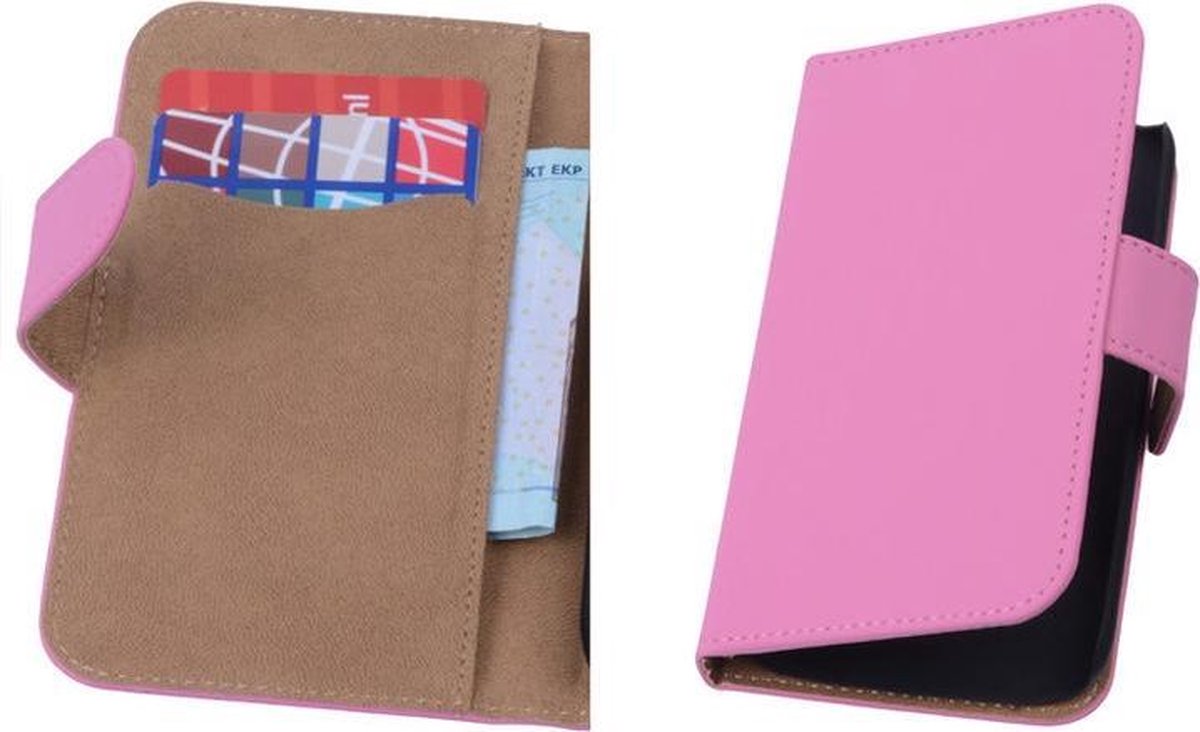 Roze Samsung Galaxy Core i8260 Book/Wallet Case/Cover