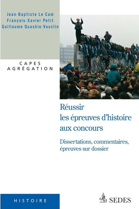 Réussir les épreuves d'histoire aux concours - cover