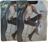 1 PAAR Panty's - 50 Denier - Kleur Zwart - Maat 4XL