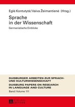 DASK – Duisburger Arbeiten zur Sprach- und Kulturwissenschaft / Duisburg Papers on Research in Language and Culture 111 - Sprache in der Wissenschaft