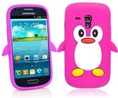 Samsung Galaxy Trend Lite S7390 Pinguin hoesje Roze