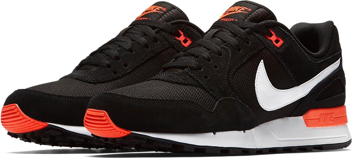 Nike Air Pegasus 89 Sneakers Sneakers Maat 46 Mannen Zwart Rood Wit bol