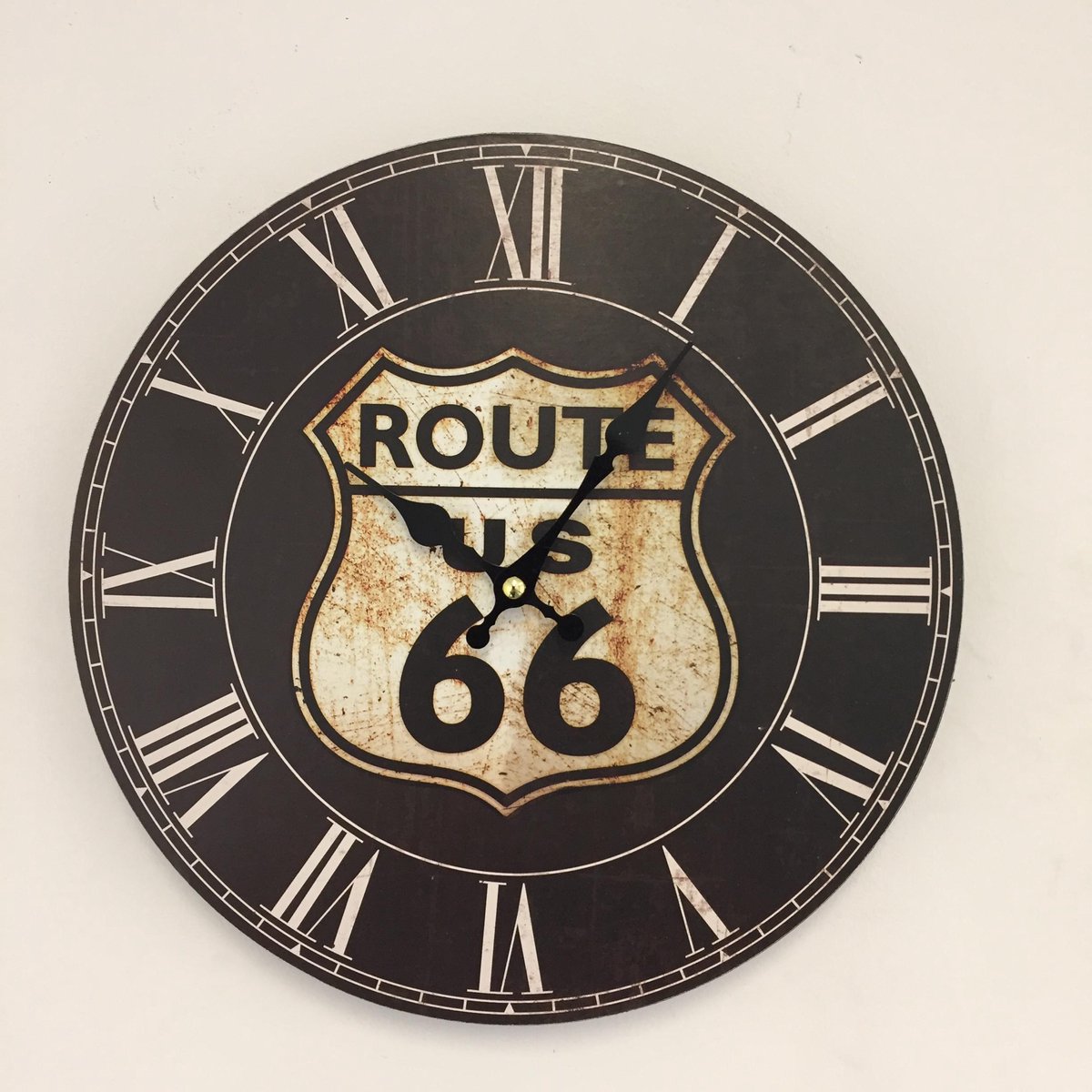WANDKLOK USA ROUTE 66 VINTAGE RETRO