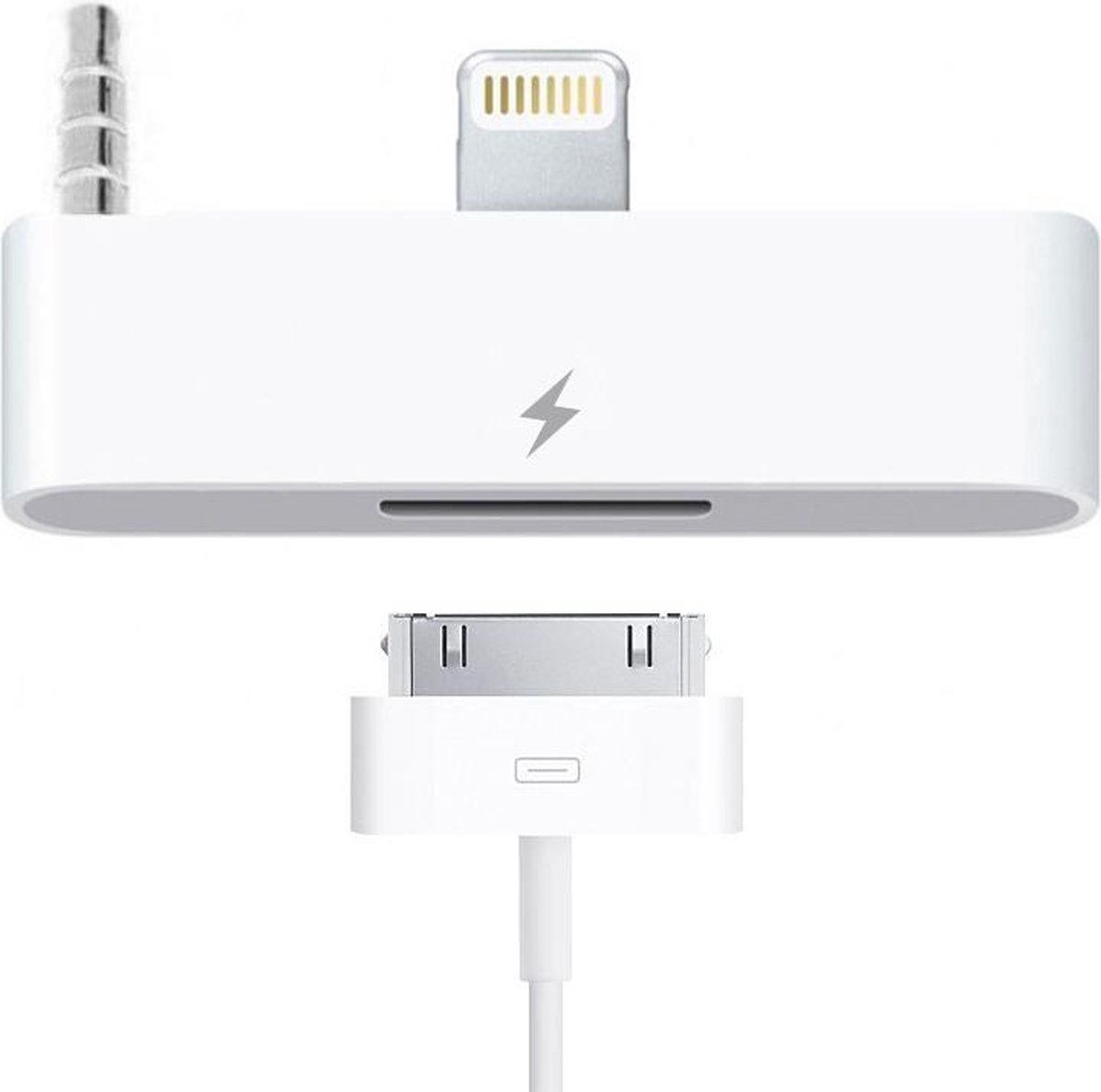 Lightning naar 30-pin Audio Adapter voor iPhone 5 _Wit | bol.com