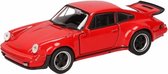 Voiture miniature jouet voiture Porsche 911 Turbo rouge 12 cm