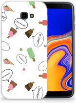 Geschikt voor Samsung Galaxy J4 Plus (2018) TPU Siliconen Hoesje Design IJsjes