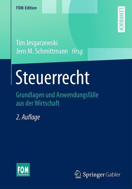 Business and Economics (German Language) - Steuerrecht - cover