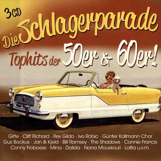 Schlagerparade Top Hits Der 50er And 60er Various Artists Cd Album Muziek 