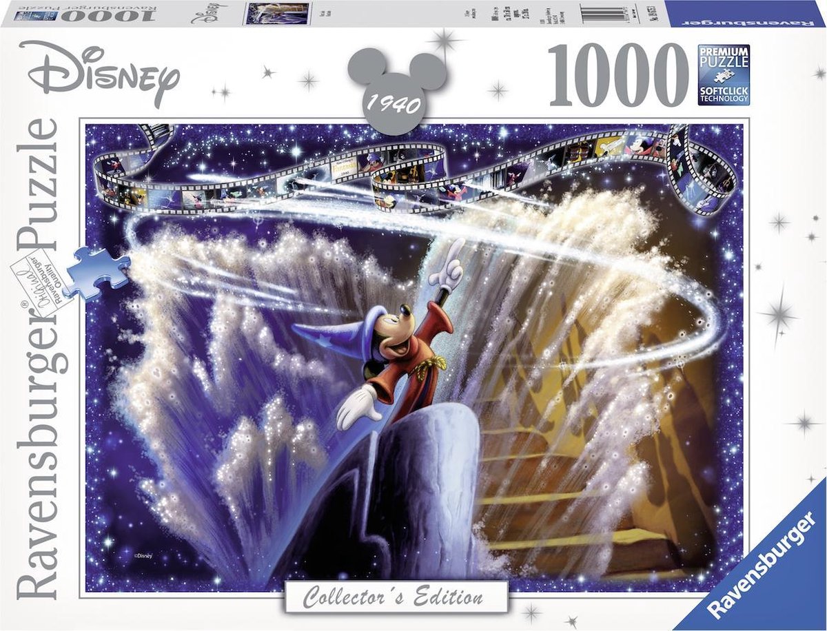 Ravensburger puzzel Disney Mickey Mouse Fantasia - Legpuzzel - 1000 stukjes