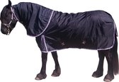 LuBa Paardendekens - Winterdeken 300gram 1680D COMBO afn - hals - FRIES PAARD - Extreme Turnout outdoor - Zwart - 205 cm
