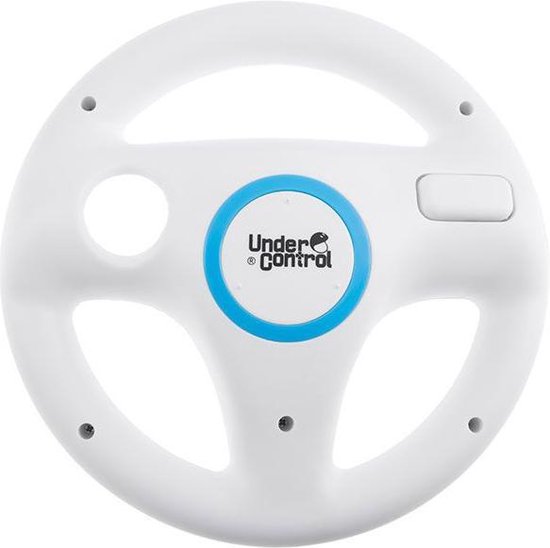 Under Control Wii/WiiU Steering Wheel White