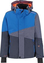 Brunotti space blauwe jongens ski jas Idaho Jr 8.000mm waterkolom