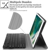 Hoes + Screenprotector geschikt voor iPad Air 10.5 (2019) / Pro 10.5 (2017) - Book Case Luxe Lederen - Mat Goud