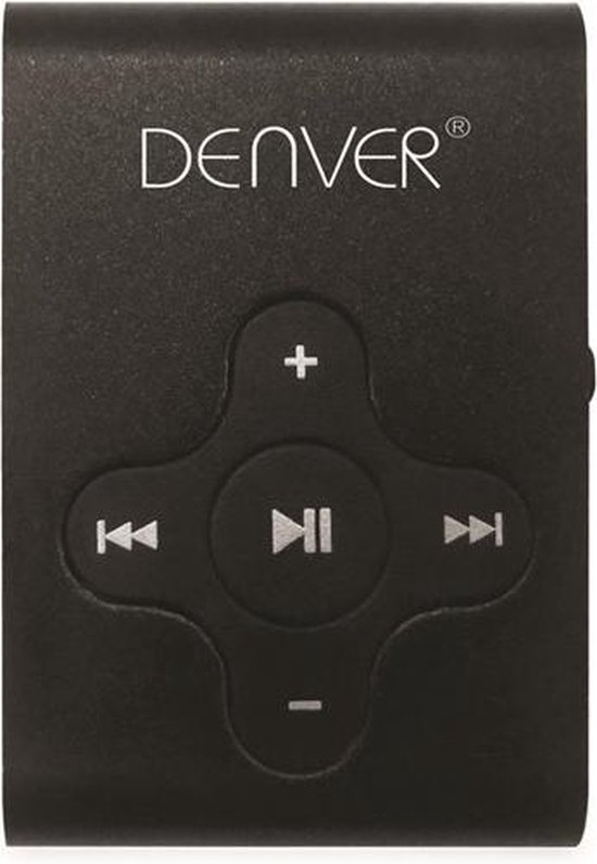 Denver MPS-410 Black - 4GB - muziekspeler - MP3 speler - met sportclip -  Zwart | bol.com