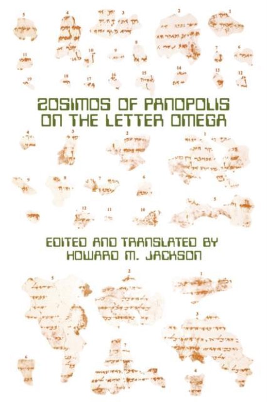 Zosimos of Panopolis on the Letter of Omega - cover