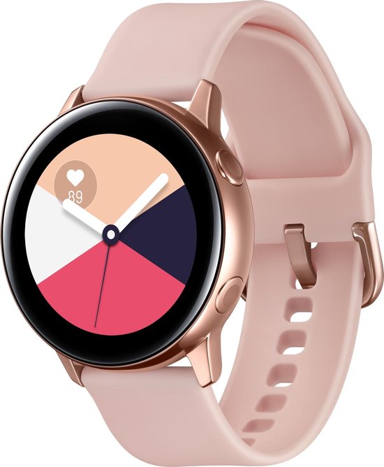 Samsung Galaxy Watch Active - Smartwatch dames - 39 mm - Roségoud | bol.com