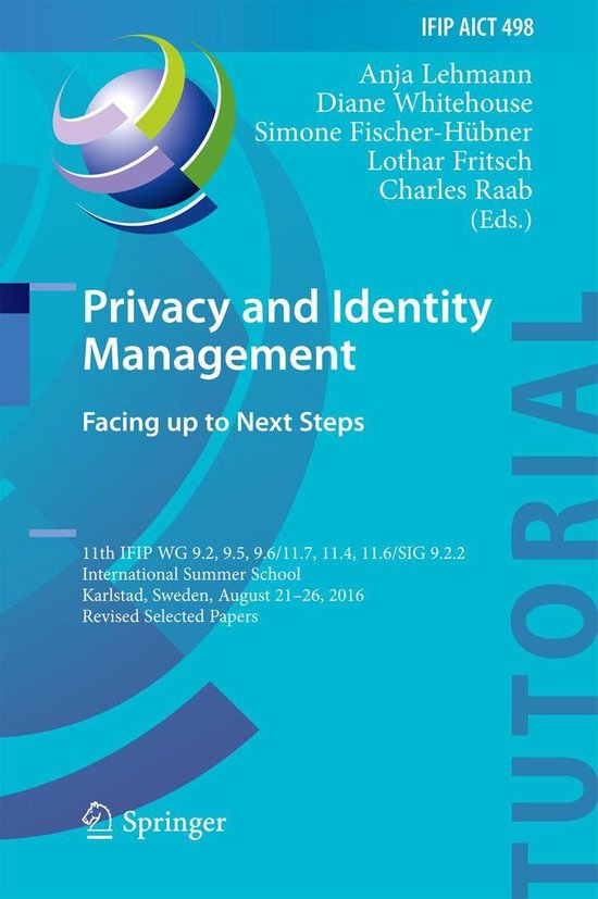 Computer Science (R0) - Privacy and Identity Management. Fac ... - cover