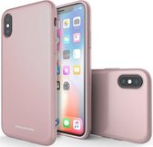 Coque TPU Jelly Molan Cano pour Apple iPhone X (5,8 '') - Or rose