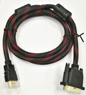 MT Deals - HDMI naar DVI kabel - 1.5 m - Zwart