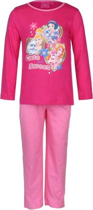 Princess roze pyjama maat 110