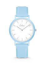 Colori Essentials 5 COL581 Horloge - Siliconen Band - Ø 40 mm - Blauw