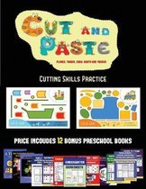 Cutting Skills Practice (Cut and Paste Planes, Trains, Cars, Boats, and Trucks)