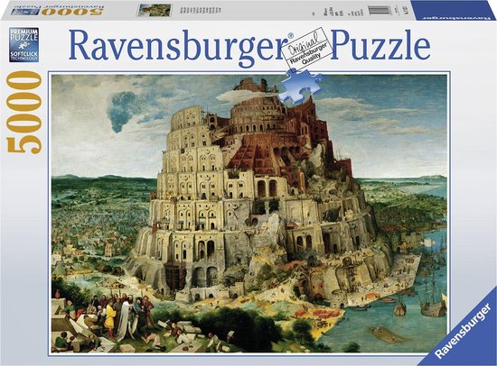 brug bijeenkomst Verdikken Ravensburger puzzel De toren Babel - Legpuzzel - 5000 stukjes | Games |  bol.com