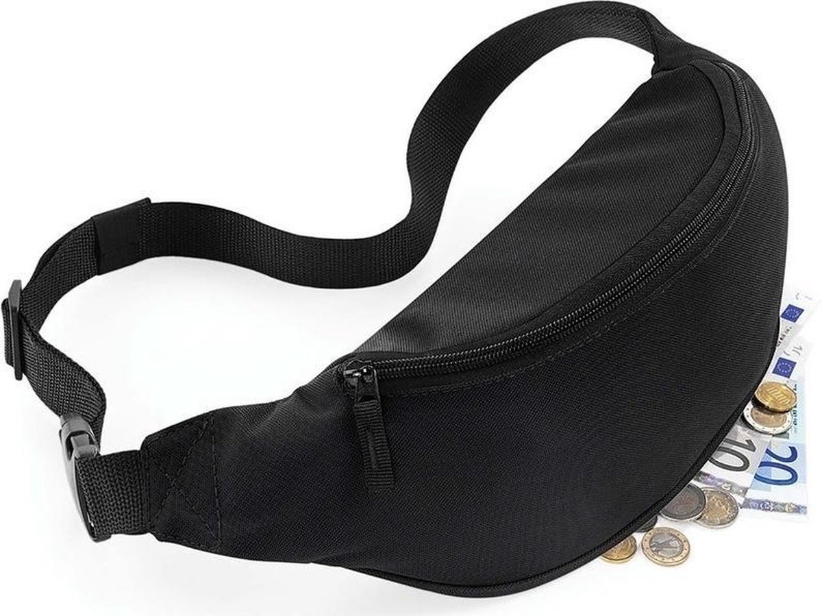 Heuptasje fanny Pack Zwart 28 X 14 X 8 Cm Festival Musthave Bol