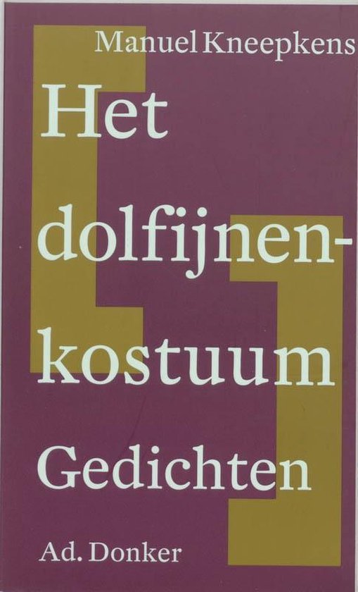 Cover van het boek 'Het dolfijnenkostuum' van Manuel Kneepkens