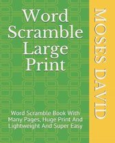 Word Scramble Large Print