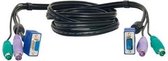 Sweex KVM Cable 1.8M toetsenbord-video-muis (kvm) kabel 1,8 m
