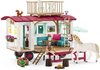 foto van Schleich Caravan met paard en accessoires