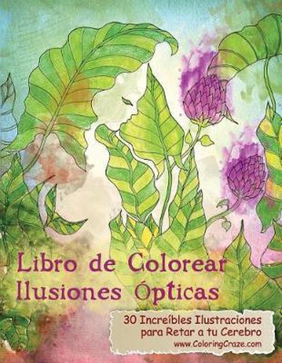 Libros de Colorear Ilusiones Ópticas Para Adultos- Libro de ... - cover