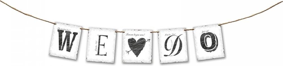 PartyDeco - Letterslinger We Do 77cm