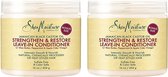 Shea Moisture Strengthen & Restore Leave-In Conditioner 16 oz (Pack Of 2)