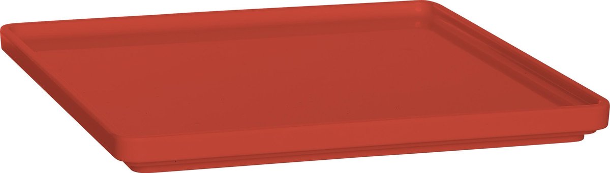 Pantone Serveerschaal - L - Vierkant - 16 x 16 x 1,3 cm - Tangerine Tango 17-1463 - Oranje